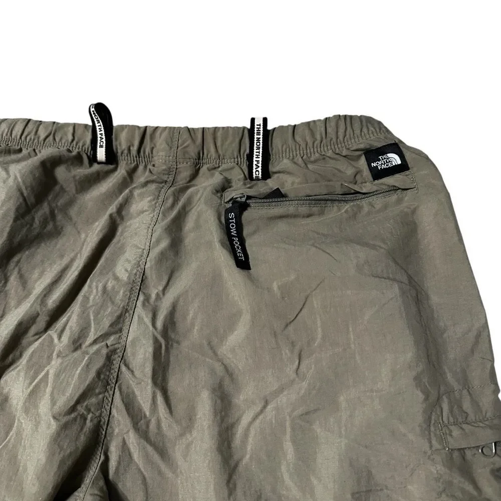 Men's The North Face Stow Away Zip Off Hiking Pants Shorts Green Medium